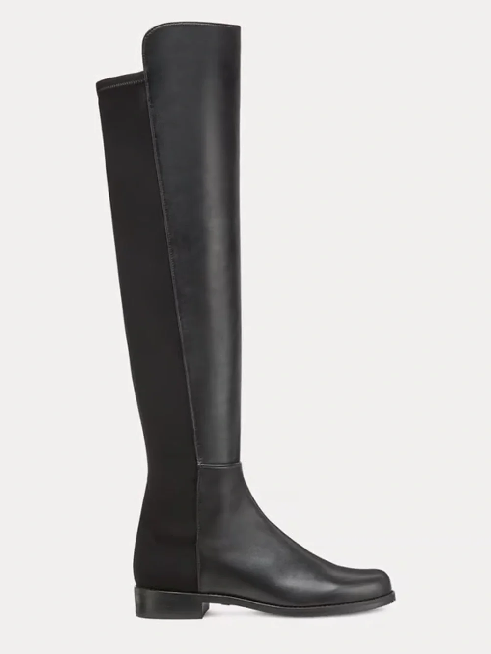 Stuart Weitzman Black Leather 5050 OVER-THE-KNEE BOOT